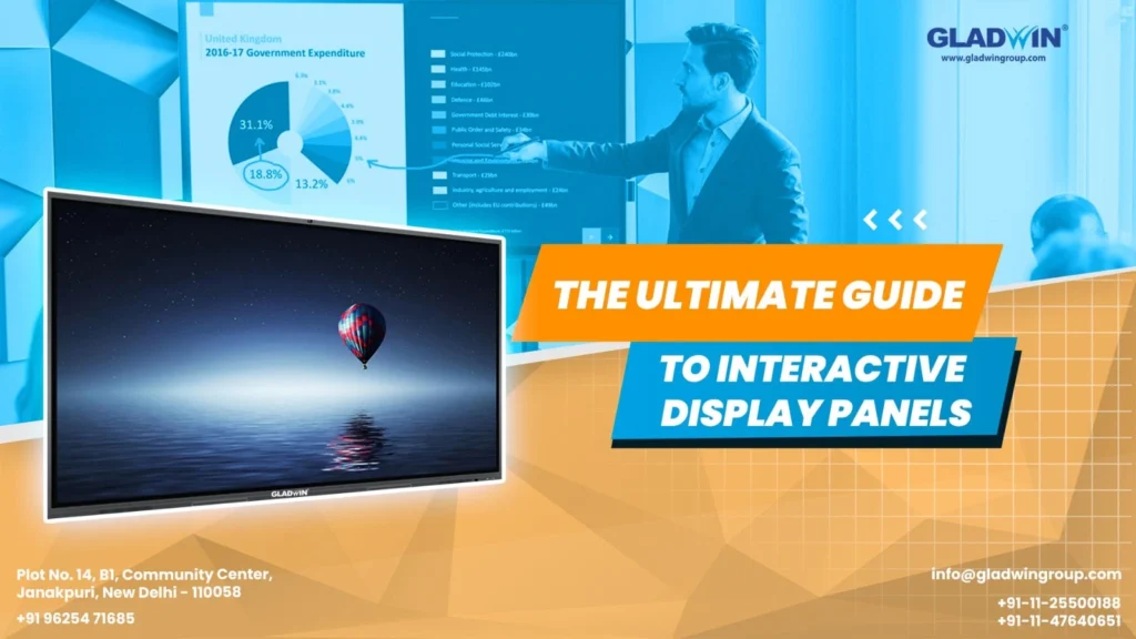 Interactive Display Panel banner - Gladwin Group