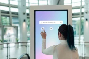 Touch Screen Feature kiosk machine 