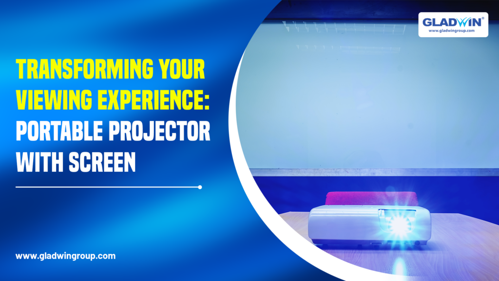 Transforming Your Viewing Experience Portable Projector with Screen